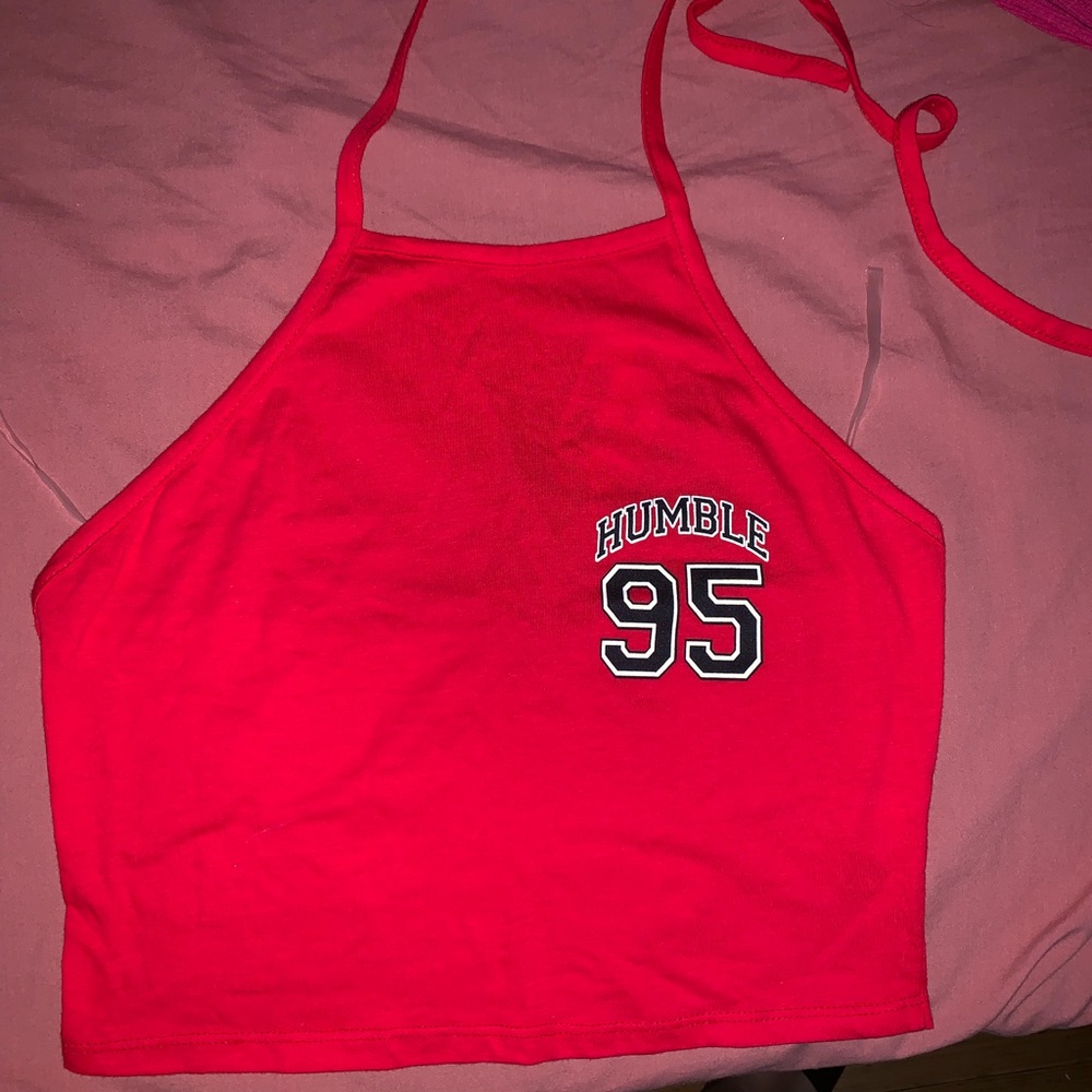 Halter crop top